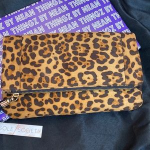 Animal print clutch; cute and dainty!